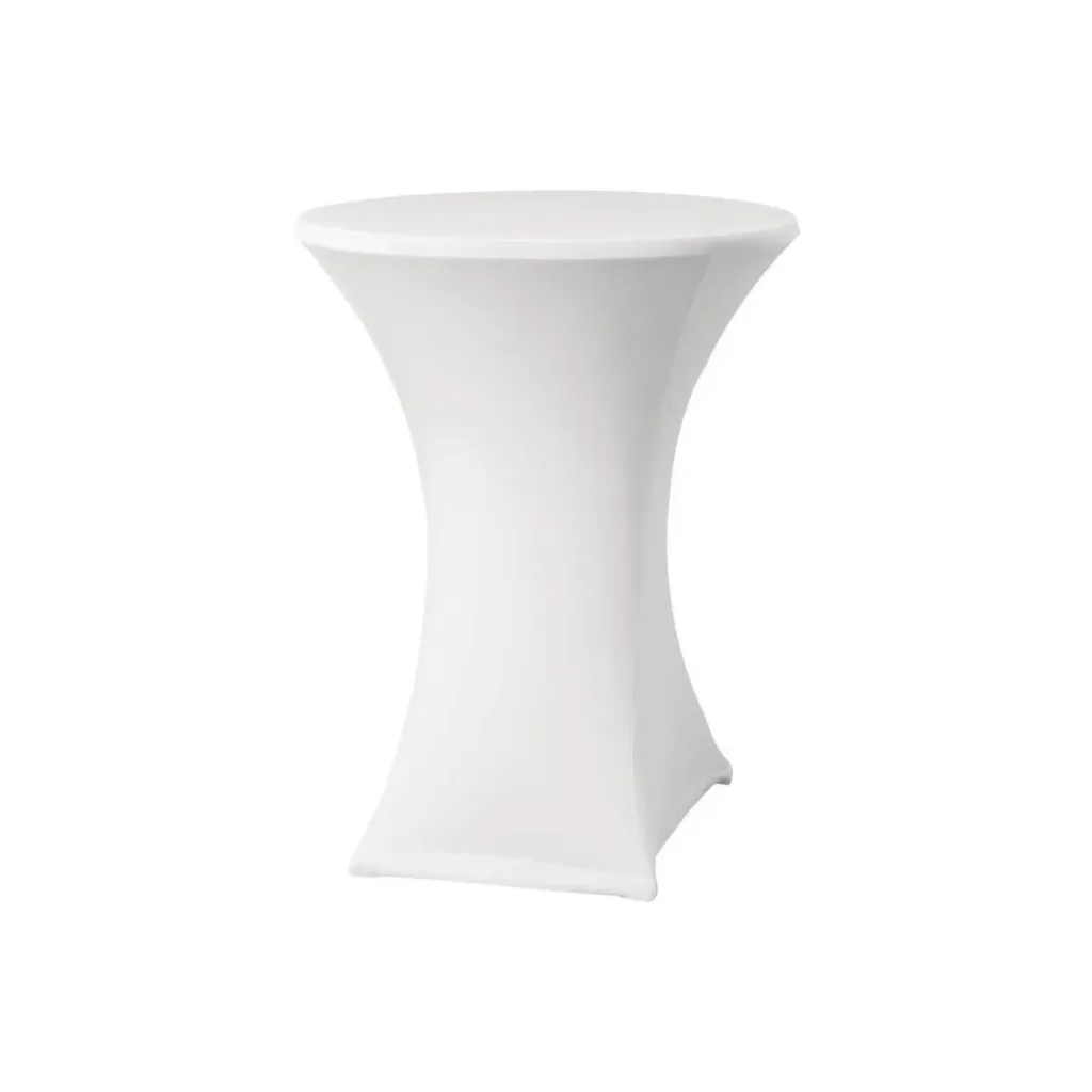 Statafel met witte of zwarte rok